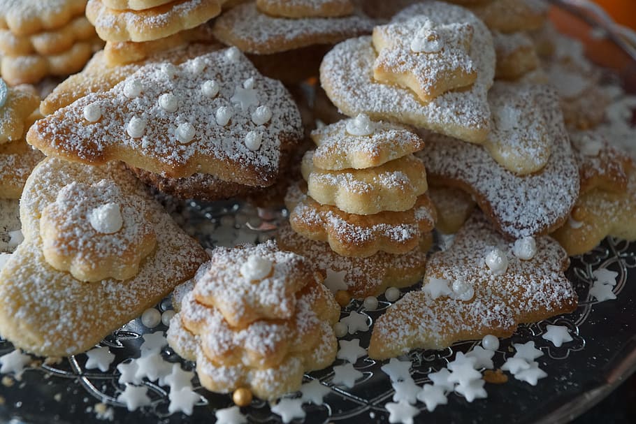 cookies, bake, christmas, celebrate, delicious, enjoy, white HD wallpaper