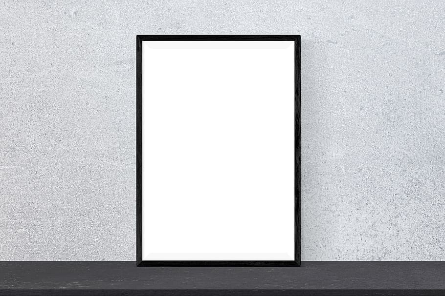 untitled, poster, mockup, frame, presentation, desk, interior HD wallpaper