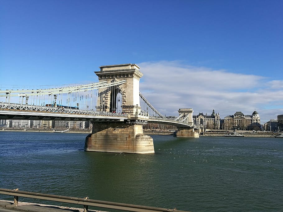 budapest, bridge, danube, hungary, landscape, architecture HD wallpaper