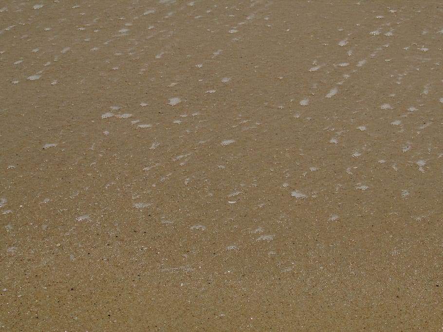 sand, beach, sandy, wet, coast, shore, seashore, vacation, island HD wallpaper