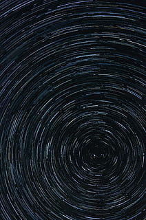 time lapse photography of star, spiral graphic wallpaper, sky HD wallpaper
