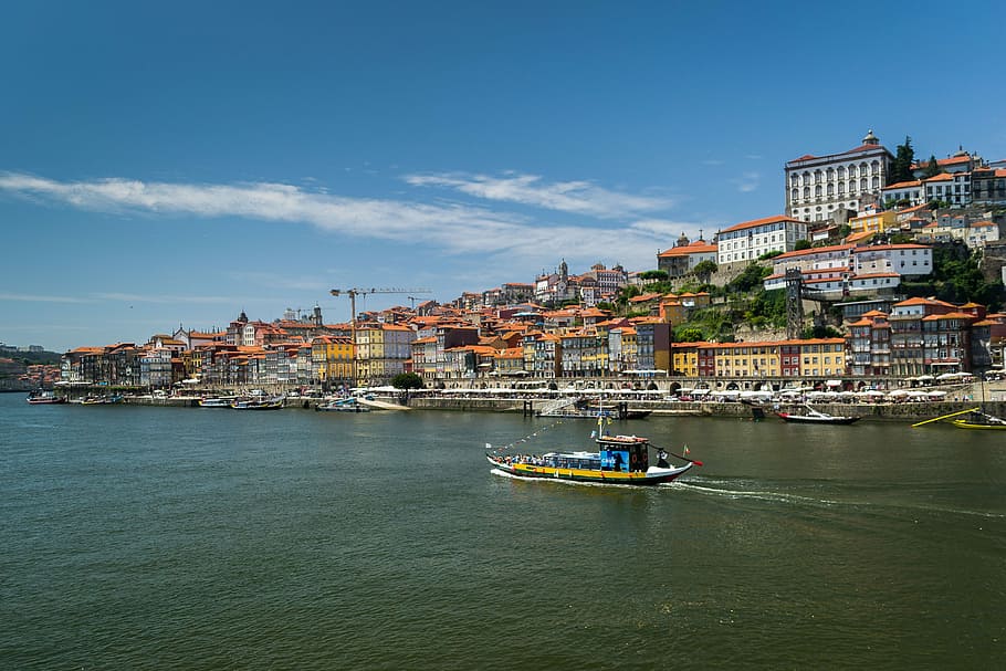 Portugal, Europe, Historic, City, porto, historic city, boat, HD wallpaper