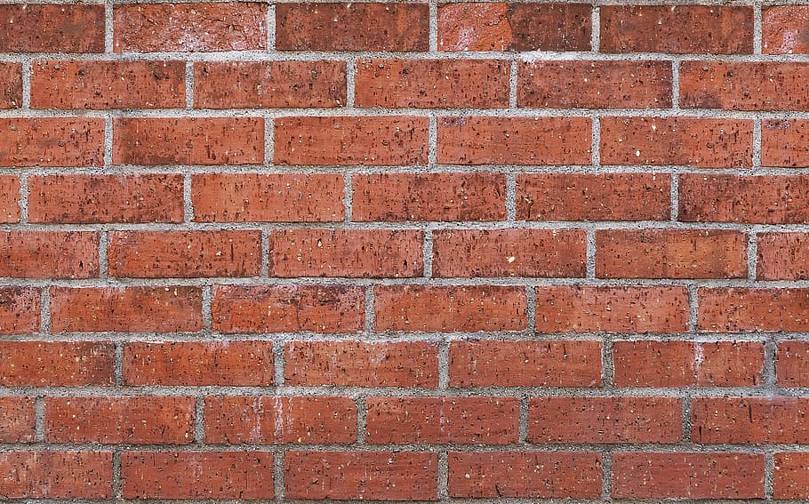 close-up photo of brick wall, facade, hauswand, stone, burned HD wallpaper