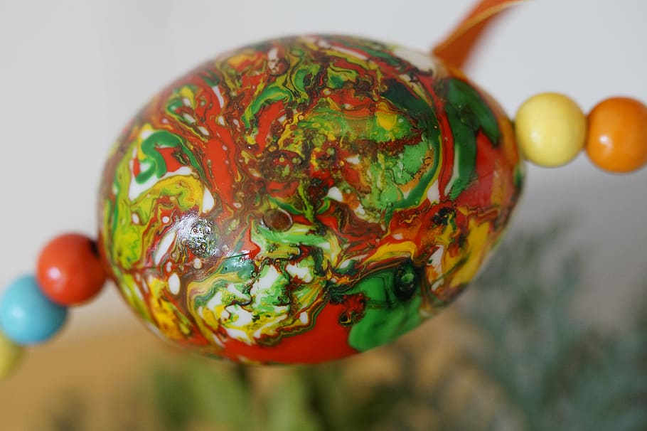 egg, easter egg, marbled, colorful, art, painting, easter egg painting HD wallpaper