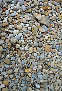 gray-and-brown stone fragments, pebbles, texture, background HD wallpaper