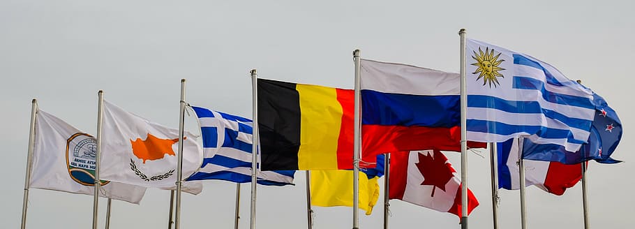 country flags, countries, nations, symbol, patriotism, multi colored HD wallpaper