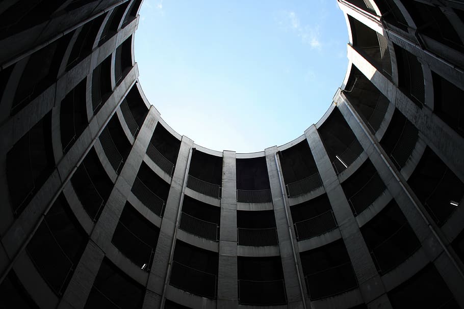 low angle photography of high-rise building, architecture, infrastructure HD wallpaper
