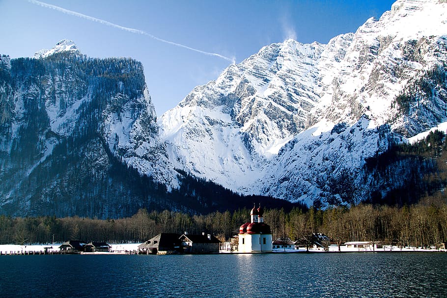king lake, bartholomä st, berchtesgadener land, excursion destination, HD wallpaper