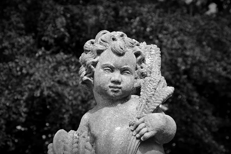 bust, sculpture, statue, figure, art, head, stone, stone figure HD wallpaper