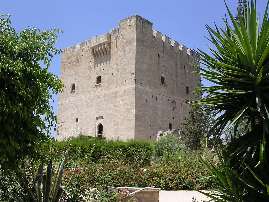 castle, cyprus, medieval, mediterranean, travel, landmark, kolossi castle HD wallpaper