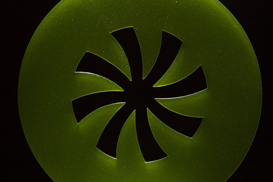 Abstract, Circle, Studio, Pattern, green, detail, nobody, horizontal HD wallpaper