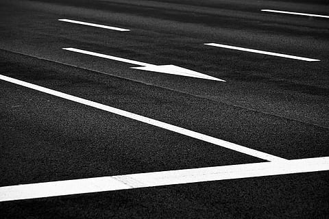 asphalt road, lines, ground, grey, roadway, tar, contrast, structure HD wallpaper