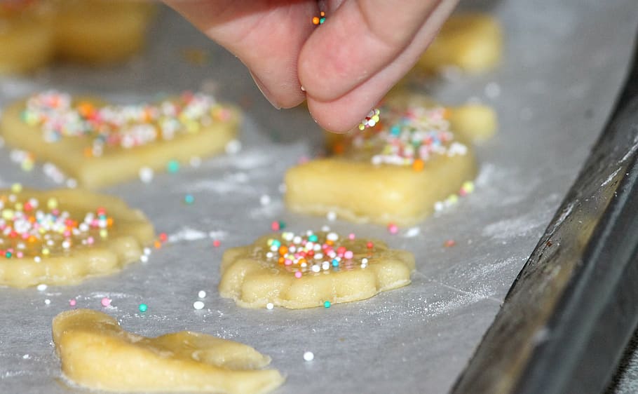 baking cookies, christmas, christmas consumption, sweet, delicious