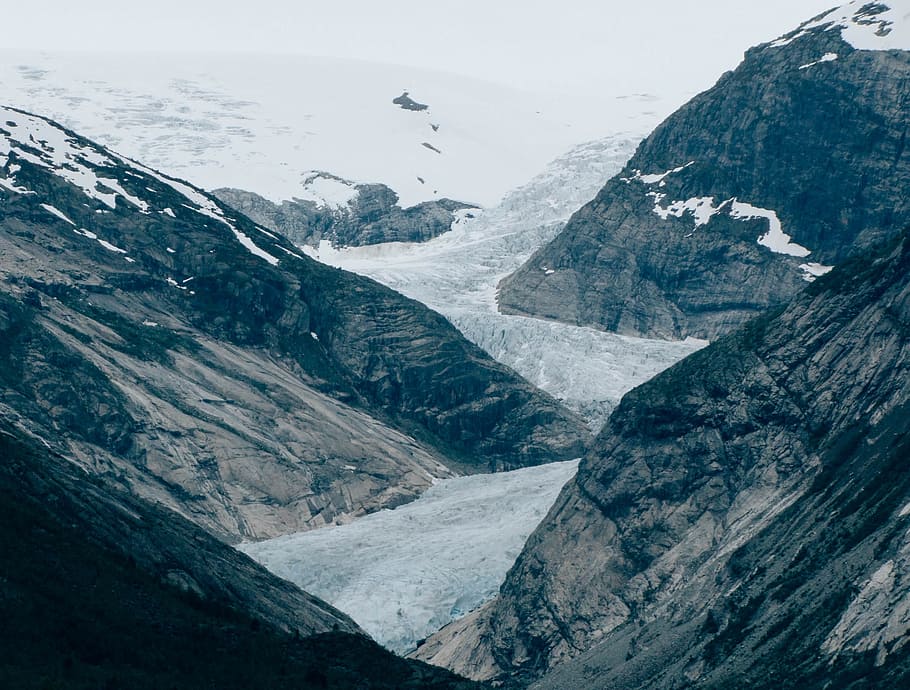 Mountains, Snow, Winter, Cold, Nature, rock, valley, high, range HD wallpaper