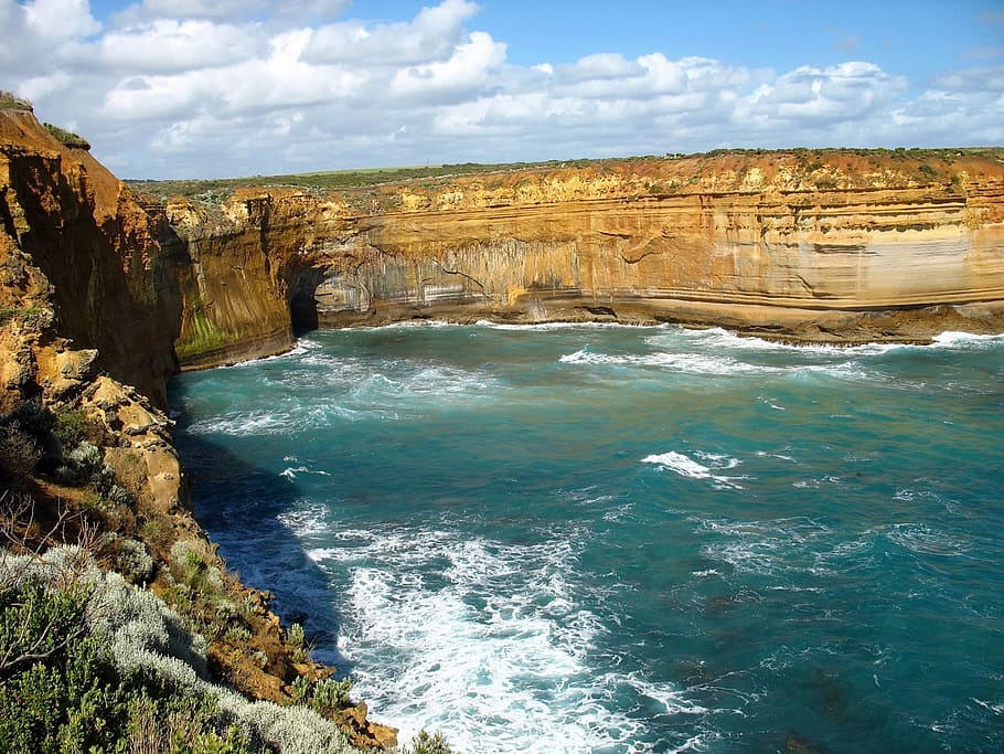 Melbourne, Great, Road, Ocean, Sea, seascape, sky, water, wave HD wallpaper