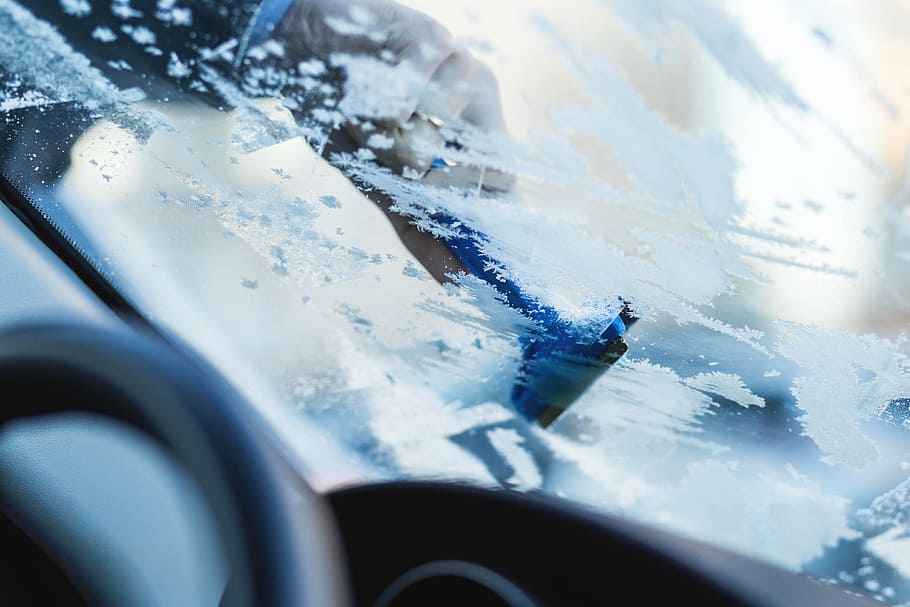 untitled, abstract, snow, winter, car, transportation, windshield HD wallpaper