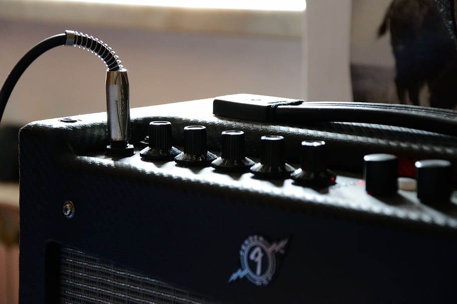 shallow focus of black guitar amplifier, Music, Rock, Tool HD wallpaper