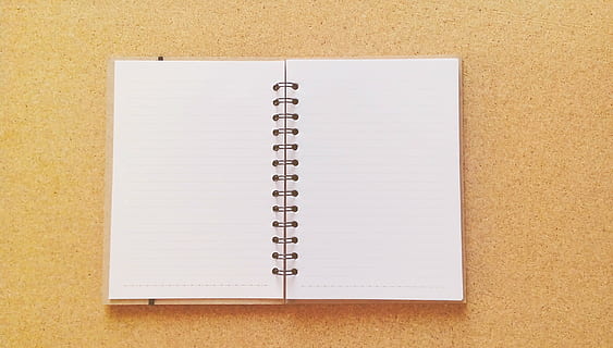 white spiral notebook, notes, diary, to write, card, writing HD wallpaper