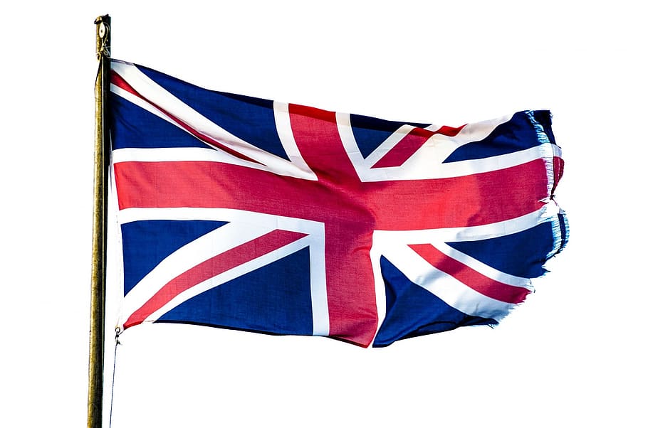 waving flag of United Kingdom, jack, union, british, london HD wallpaper