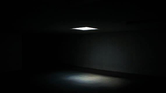 Hd Wallpaper Turned On Ceiling Light Window Dark Gloomy Chamber Glow Wallpaper Flare