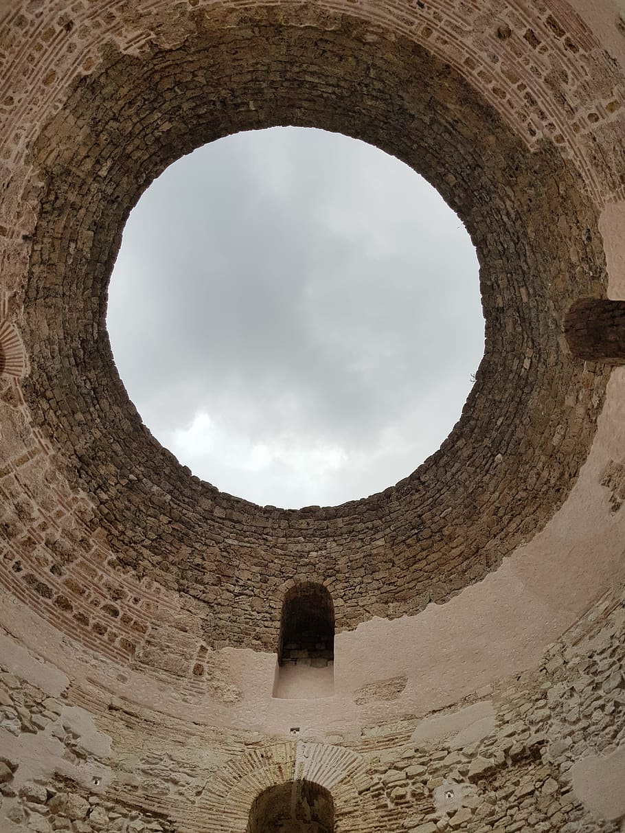 old, stone, building, sky, architecture, day, history, the past HD wallpaper