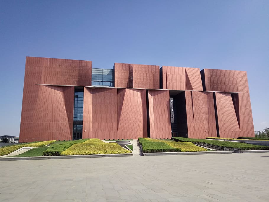 building, museum, history, architecture, sky, clear sky, building exterior HD wallpaper