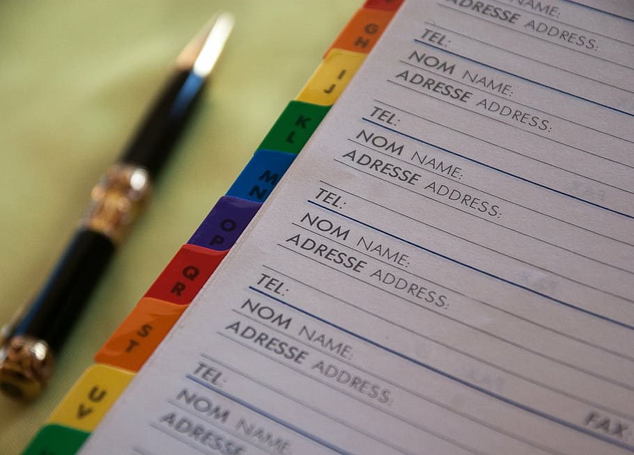 diary, appointment, address, pen, planing, book, text, number HD wallpaper