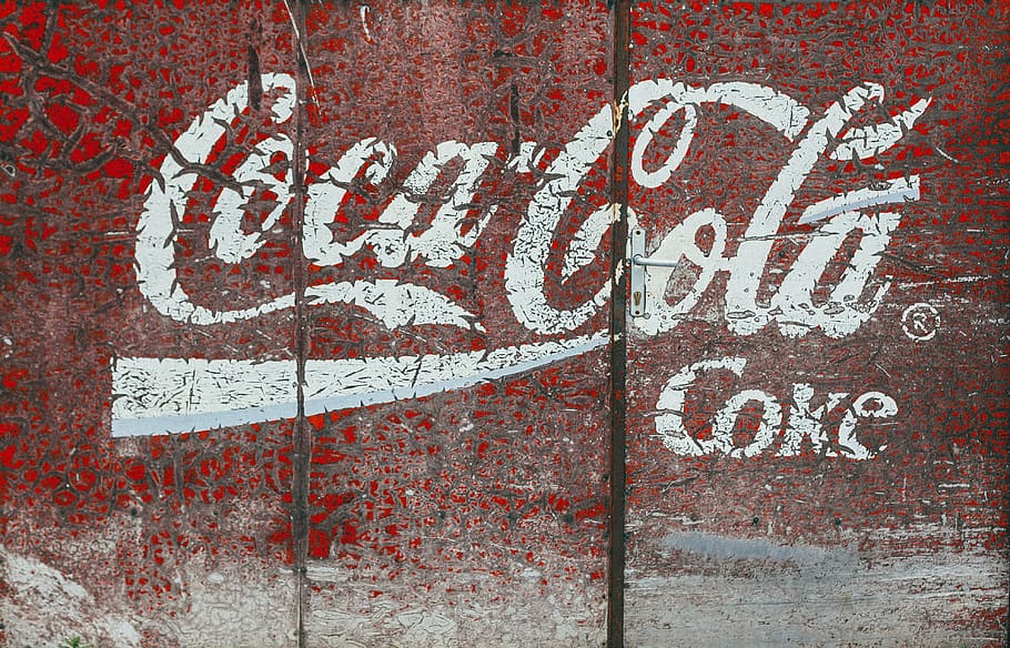 Coca-Cola coke pallet signage, coca cola, vintage, ad, advertisement