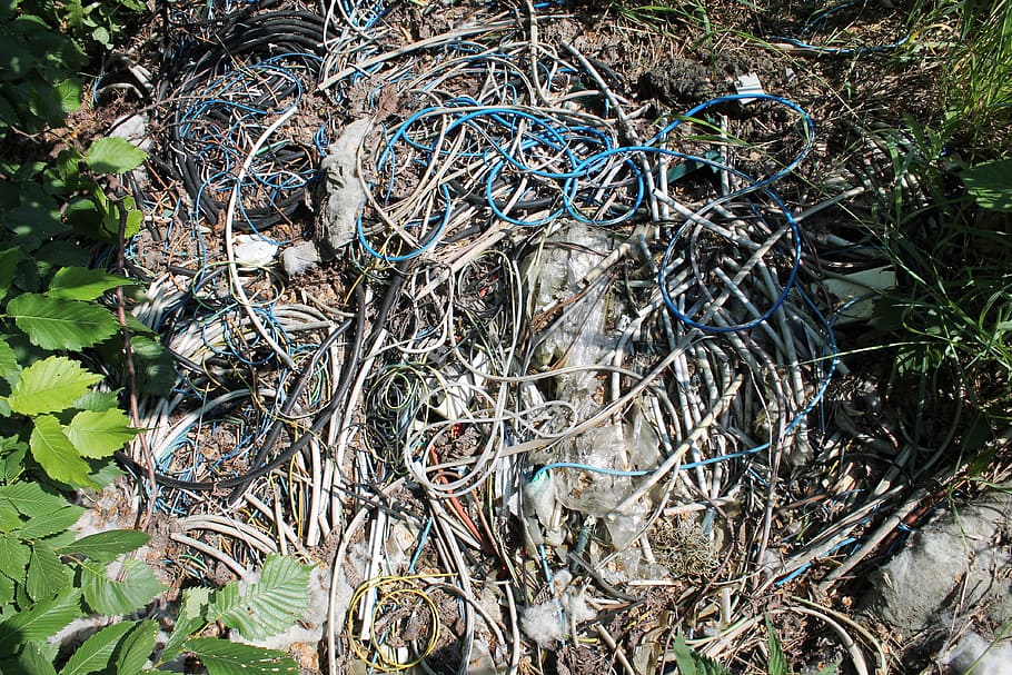 cable thieves, crime, cable covers, cannibalized, police, plant HD wallpaper