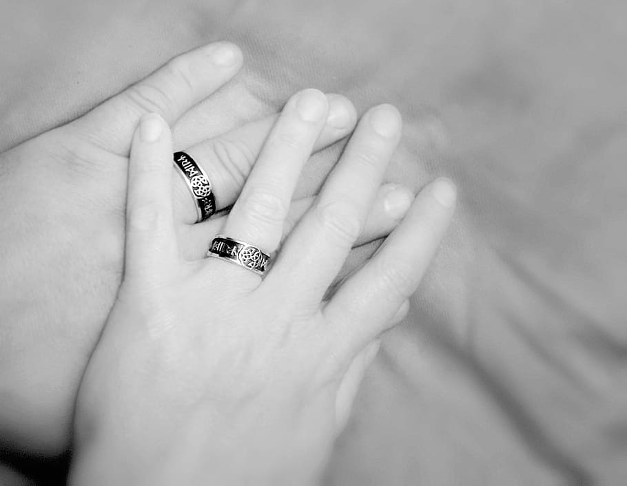 hands, rings, background image, marry, wedding, love, celtic HD wallpaper