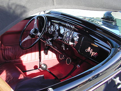 Old Timer, Car, Automobile, Dashboard, vehicle, interior, transportation HD wallpaper