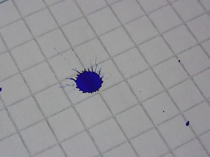 blob, blue, math notebook, selective focus, invertebrate, close-up HD wallpaper
