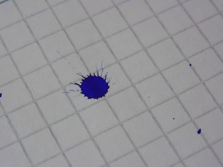 blob, blue, math notebook, selective focus, invertebrate, close-up HD wallpaper