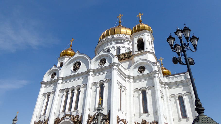 Moscow, Cathedral Of Christ The Saviour, river cruise, russia