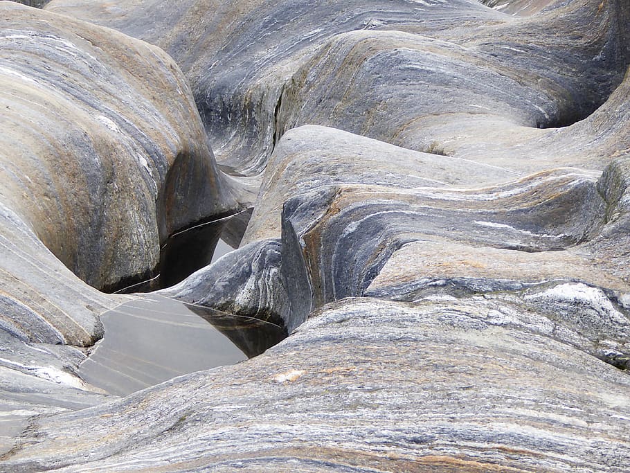river, rock, soft, granite, water, nature, landscape, stones HD wallpaper