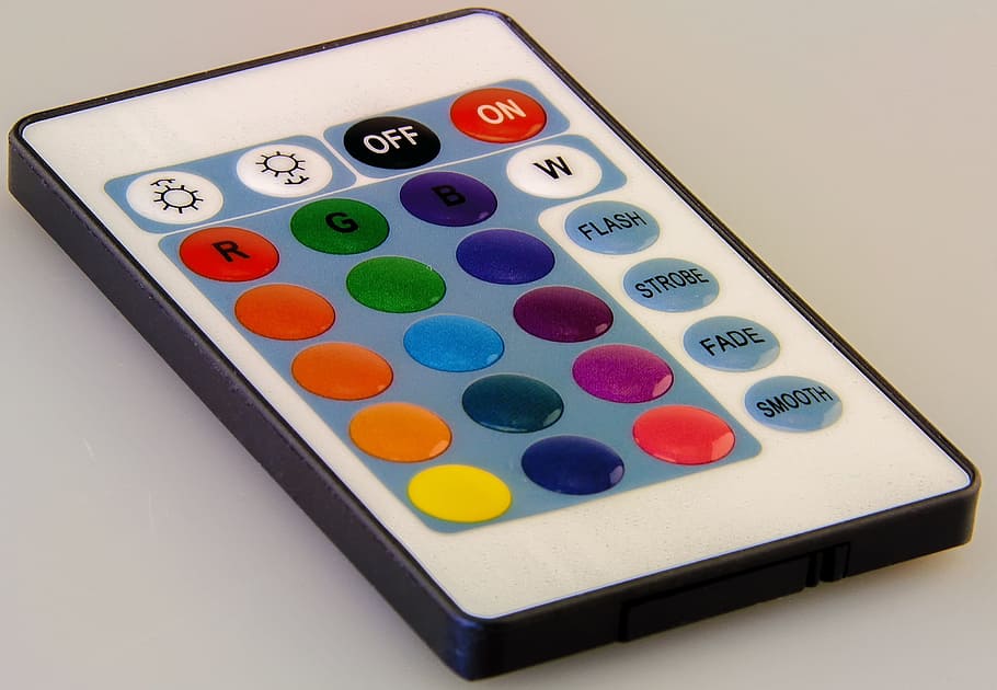 remote control, buttons, use part, colorful, touch, multi colored HD wallpaper