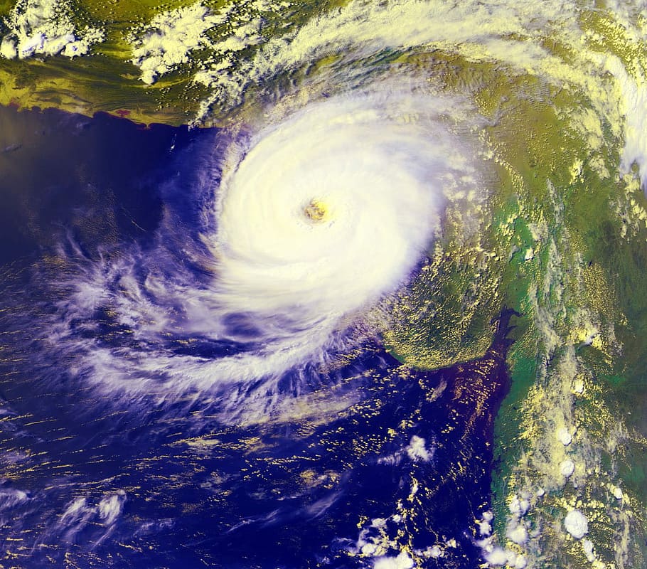 1999 Cyclone making Landfall near Karachi, Pakistan, photos, hurricane, HD wallpaper