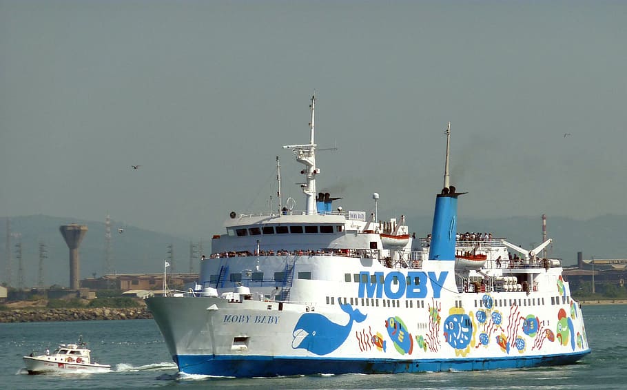 ship, ferry, elba, italy, boot, water, sea, port, piombino HD wallpaper