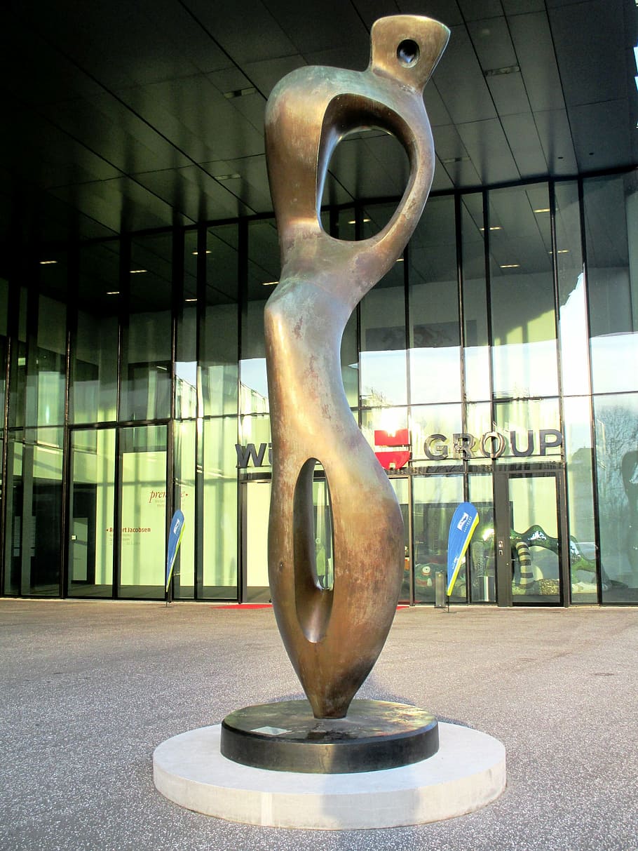 sculpture, bronze, input range, art, figure, symbol, würth group HD wallpaper
