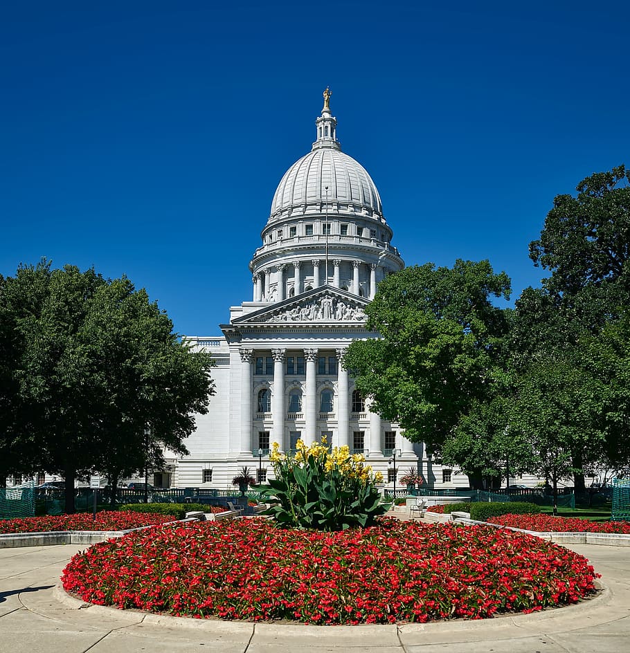 The Capitol, Madison, Wisconsin, Wisconsin, State Capitol, Capitol, Dome