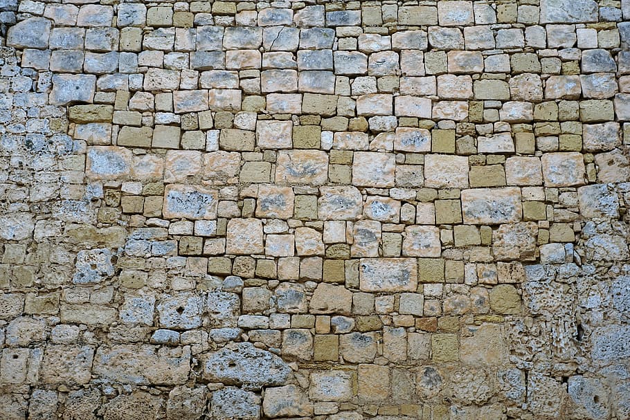 brown brick wall, stones, structure, stone wall, texture, pattern