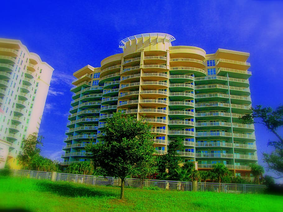 building, condo, abstract, hdr, structure, architecture, building exterior HD wallpaper