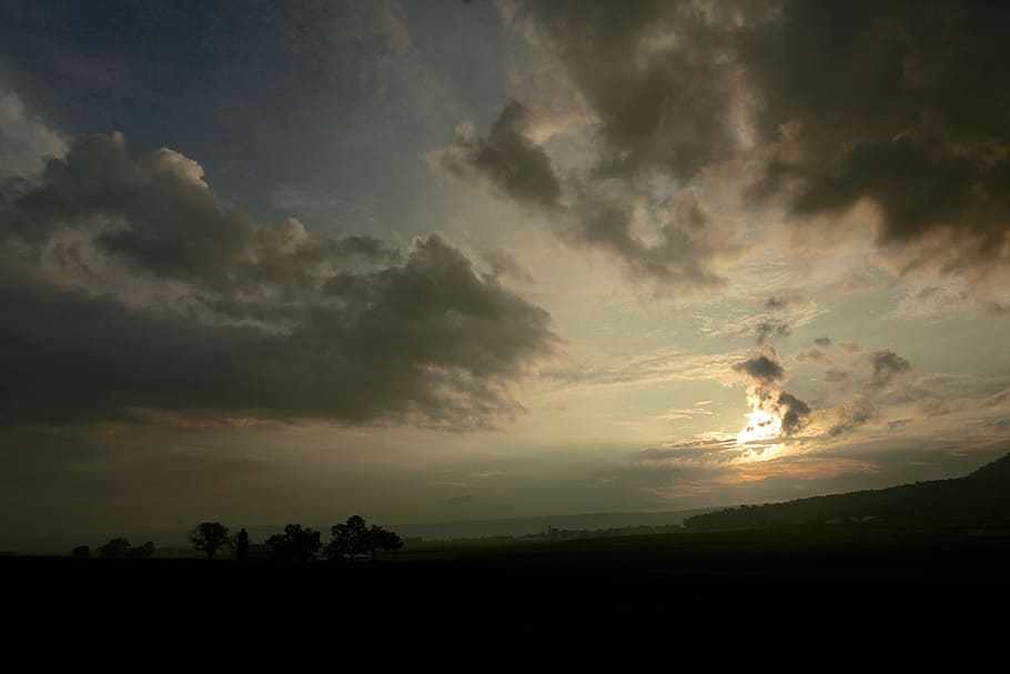 clouds, sky, nature, weather, day, scene, cloud - sky, beauty in nature HD wallpaper