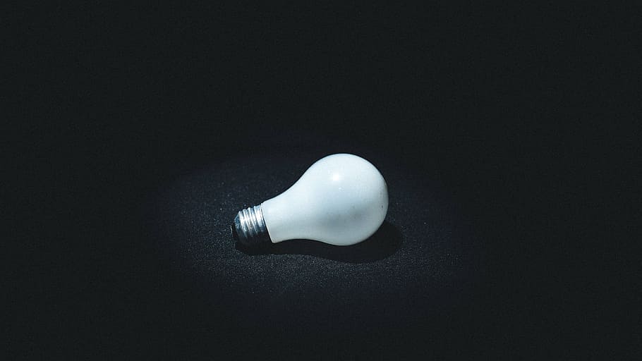 blur, bright, bulb, close-up, creativity, dark, electricity HD wallpaper