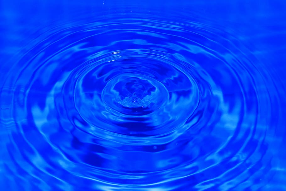 water, ring, blue, leave, blida to, in background, rippled HD wallpaper