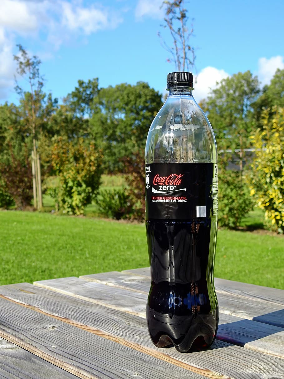table, garden, eat, drink, cola, coka cola, zero, decorative HD wallpaper