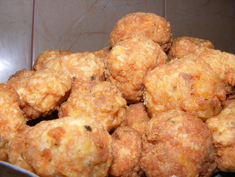 cutlets, pork, potato, soybean, food, drink, meat, gourmet HD wallpaper