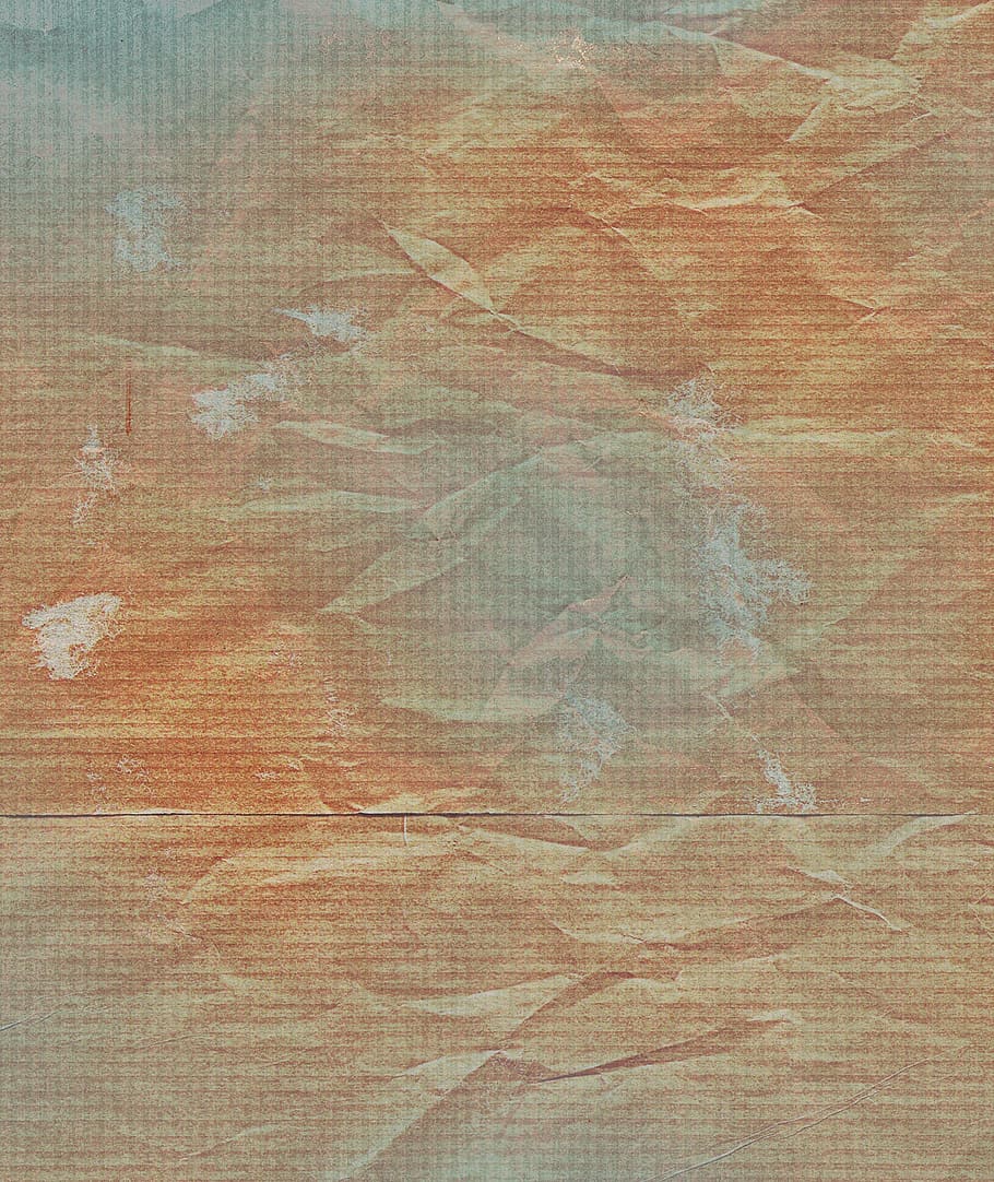 pattern, abstract, old, structure, paper, blue, orange, texture HD wallpaper