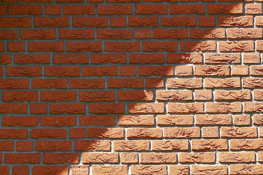 Wall, Pattern, Shadow, Split, Sun, structure, texture, stones HD wallpaper