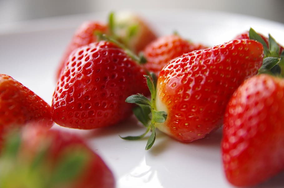 strawberry, fruit, fresh, freshness, red, food, ripe, close-up HD wallpaper